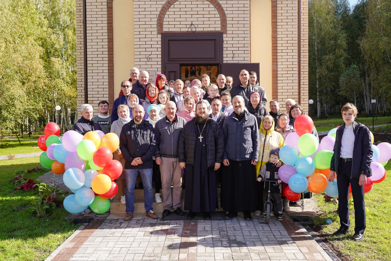 Малое освящение храма-часовни Петра и Февронии в Озёрном